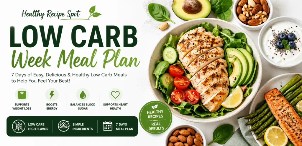 Low Carb Week Meal Plan Healthy Recipe Spot