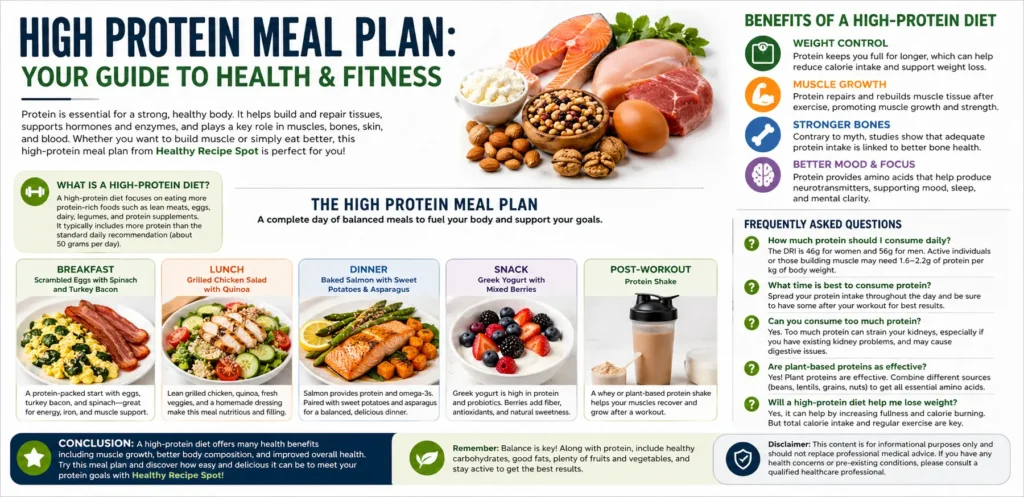 High Protein Meal Plan Your Guide to Health & Fitness