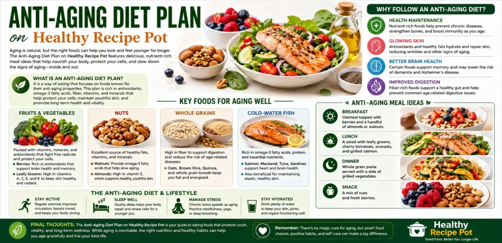 Anti-Aging Diet Plan on Healthy Recipe Pot