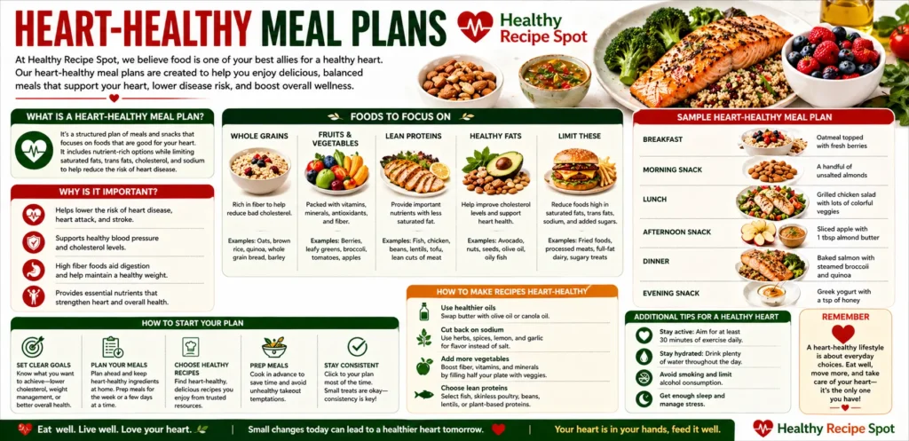 Heart-Healthy Meal Plans | Healthy Recipe Spot
