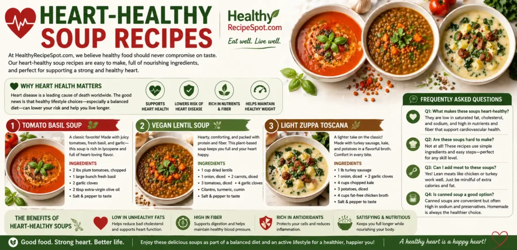 Heart-Healthy Soup Recipes - HealthyRecipeSpot.com