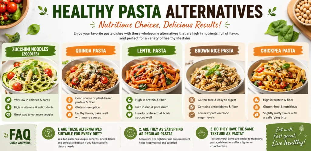 Healthy Pasta Alternatives: Recipes for Nutritious and Tasty Options