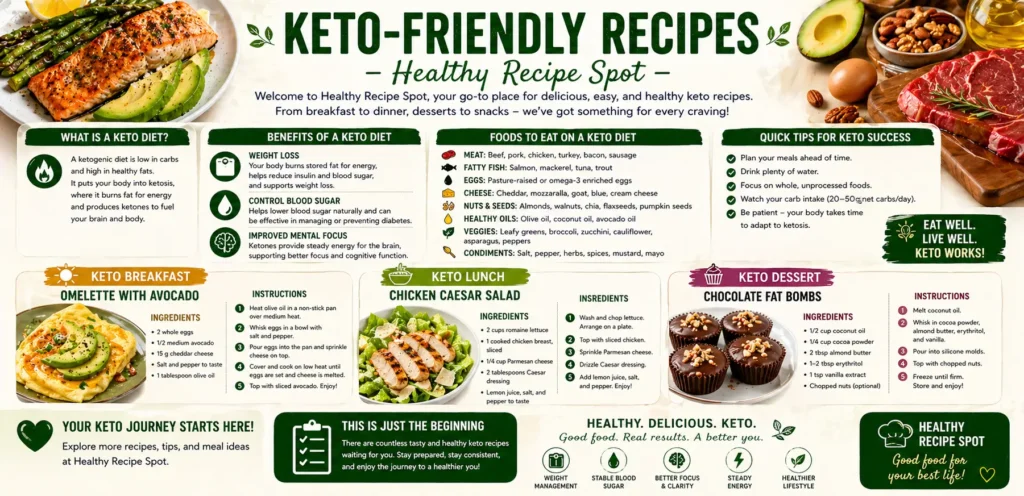 Keto-Friendly Recipes - Healthy Recipe Spot