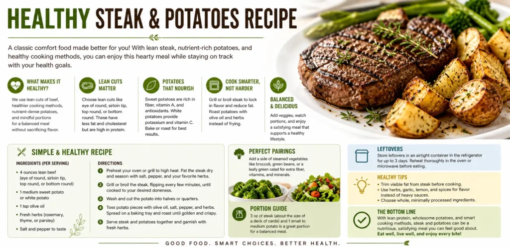 Healthy Steak and Potatoes Recipe