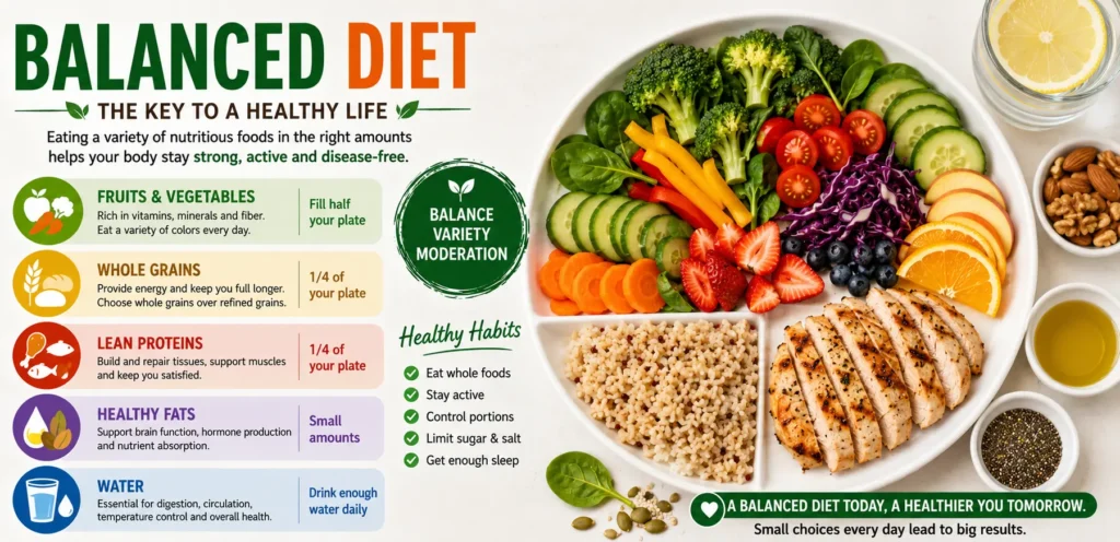 Balanced Diet A Complete Guide to Better Health and Nutrition