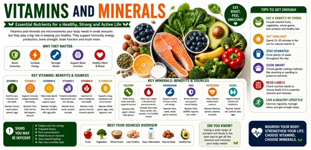 Vitamins and Minerals Why Your Body Needs Them and How to Get Enough Every Day